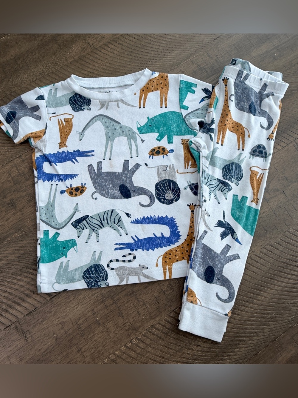 Printed Animal Kids Pajama Set